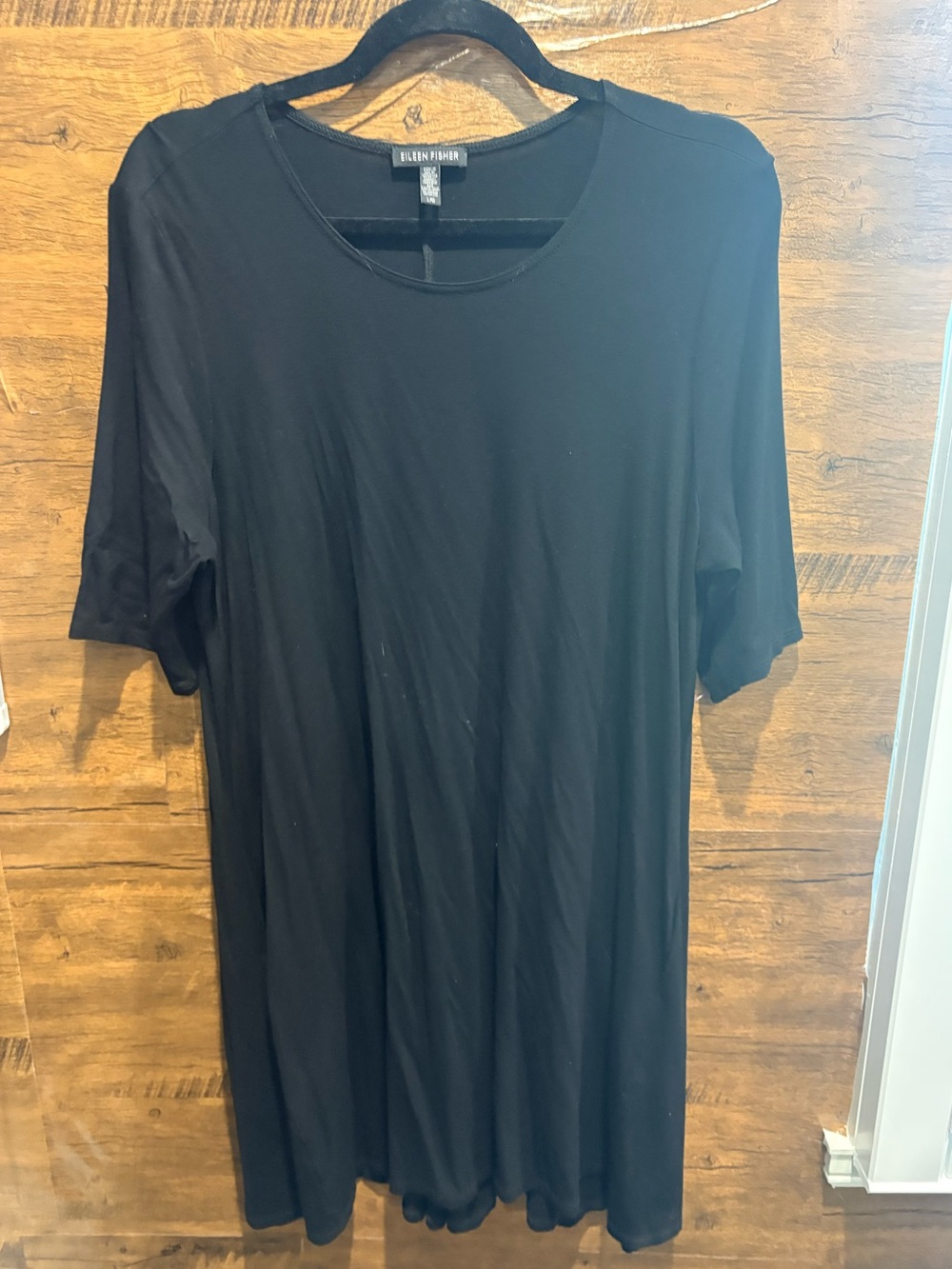 Eileen Fisher L Shift Dress POCKETS - Picture 2 of 6